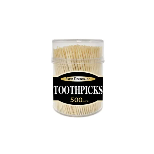 Miniatura 3 de Party Essentials Brochetas de bambú natural desechables compostables de 6", 1200