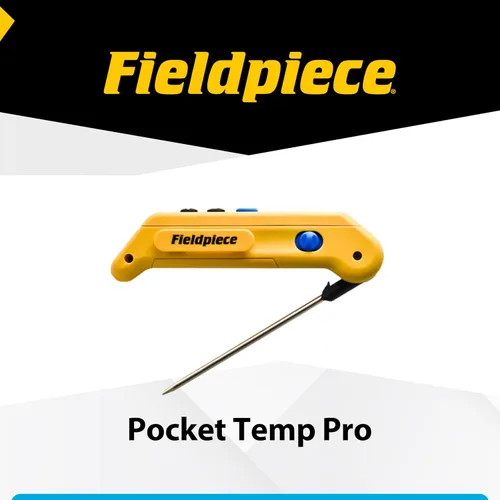 Miniatura 6 de Fieldpiece SPK2 termómetro plegable de bolsillo en canal con control Max/Min y sonda de acero inoxidable