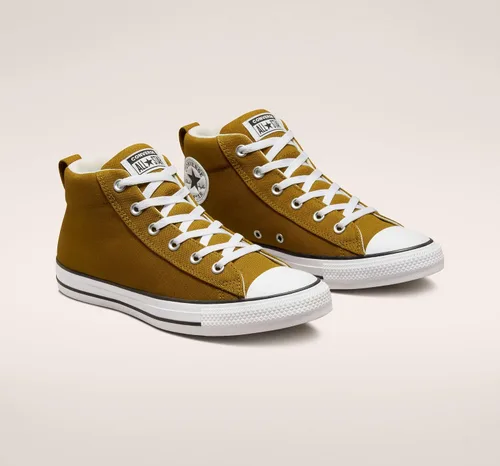 Miniatura 5 de Converse Chuck Taylor All Star Street Mid Lona unisex color trigo oscuroblanconegro