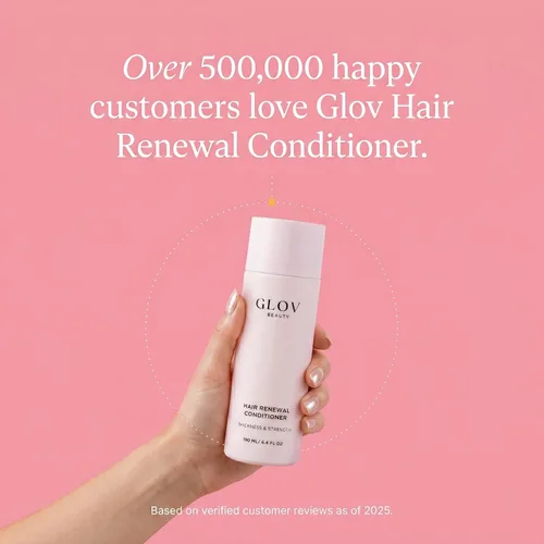 Miniatura 6 de Glov Beauty Acondicionador renovador capilar con células madre de manzana, colágeno hidrolizado, aceites de argán y coco, té verde y aminoácidos