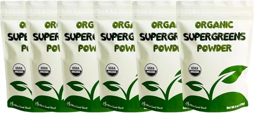 Miniatura 5 de Cherie Sweet Heart Supergreens Powder – Superfood Green – Polvo de verduras orgánicas Super Greens – Polvo de batido – Superalimento en polvo