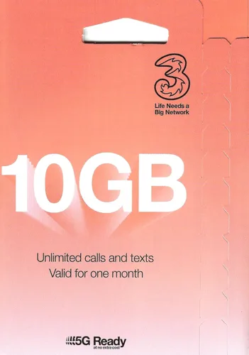 Miniatura 2 de Nueva tarjeta SIM prepago para Europa (Reino Unido) 10 GB Datos ilimitados Minutos/Textos para 30 días con itinerancia/uso gratuito en 71 destinos