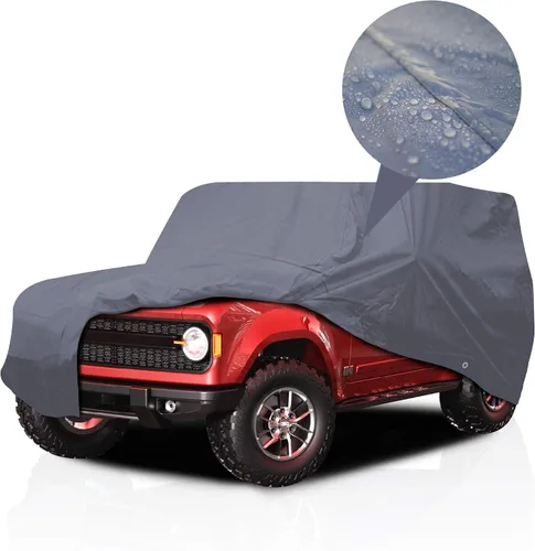 Miniatura 20 de USCarCover Protección Suprema para Todo Clima, Funda Respirable para Auto Jeep CJ3 1959-1964 SUV Tela Mejorada contra la Contaminación, Polvo, Sol