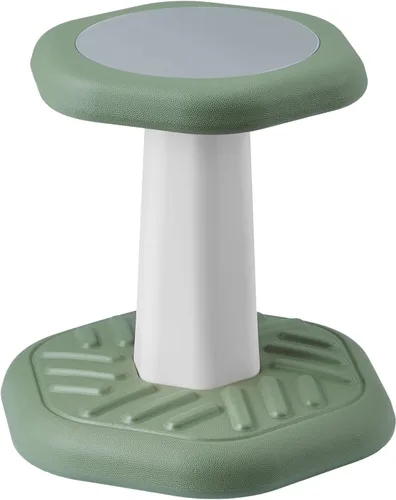 Miniatura 14 de VEVOR Silla activa con asa, altura ajustable (24.6-34.4 pulgadas), silla tambaleante hecha de tela elástica y espuma de 1.772 in, ideal para Negro