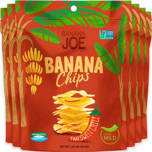 Miniatura 7 de Banana Joe Chips Prebiótico + Probiótico Sin Gluten + No ingredientes modificados genéticamente Aumenta la absorción de proteínas