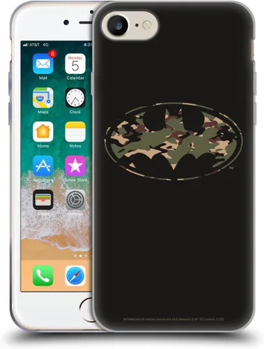 Miniatura 388 de Head Case Designs Funda de gel con licencia oficial de Batman DC Comics Bat Signal Logos [protección de grado militar] compatible con Apple iPhone 7