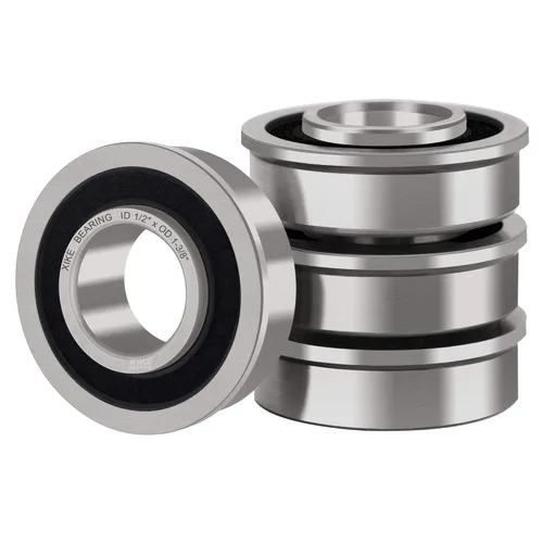 Miniatura 2 de XiKe Rodamiento de 5/8" (Paquete - 10), ID 5/8" x OD 1-3/8" - Rodamiento para cortadoras de césped y carretillas y carros - Rodamiento de bolas