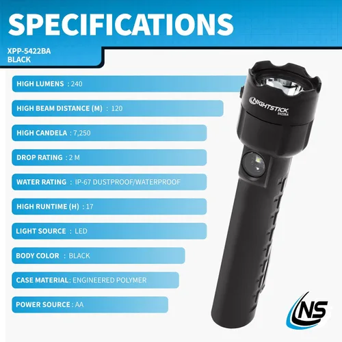 Miniatura 6 de Nightstick XPP-5422GMXA Linterna de doble luz intrínsecamente segura con imanes - 3 AA (no incluidos) - Verde - ATEX