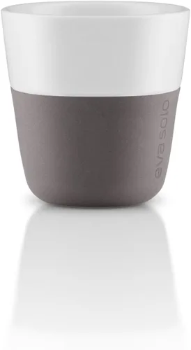 Miniatura 10 de Eva Solo 2 Tazas Tumbler de Espresso Tazas de Café Tumbler de Porcelana de 3 oz con Agarre Recubierto de Silicona Diseño Danés, Funcionalidad