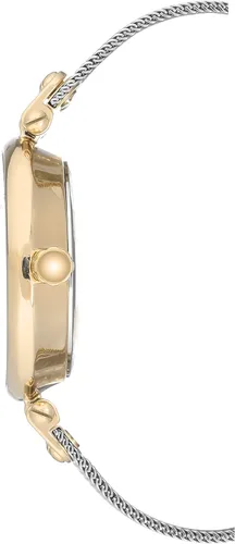 Miniatura 3 de Anne Klein Reloj de pulsera de malla acentuada con cristal prémium para mujer