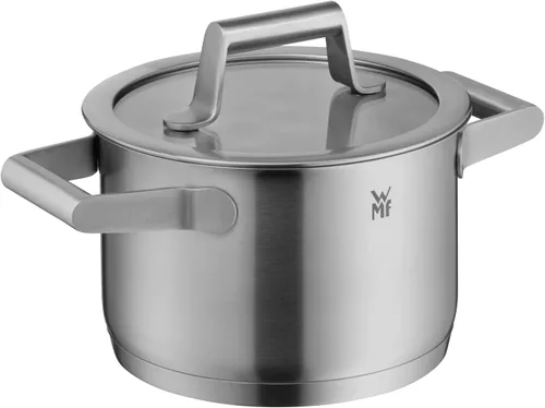 Miniatura 8 de WMF Comfort Line Advantage - Juego de cacerolas de inducción de 5 piezas con tapa de vidrio, acero inoxidable mate Cromargan, escala, apilable, sin
