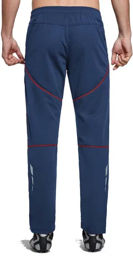 Miniatura 16 de baleaf Pantalones de forro polar para hombre, pantalones de ciclismo de invierno, ropa de bicicleta de montaña, equipo térmico para correr en clima