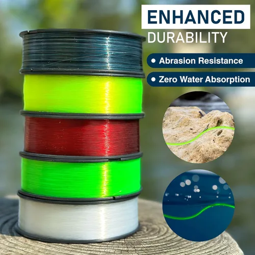Miniatura 3 de Reaction Tackle Línea de Pesca de Monofilamento - Nylon Mono Fuerte y Resistente a la Abrasión, Lanzamiento Suave y Largo - Baja Memoria - Línea