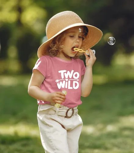 Miniatura 4 de Two Wild - Camiseta para niña de 2 años de edad, traje de segundo cumpleaños