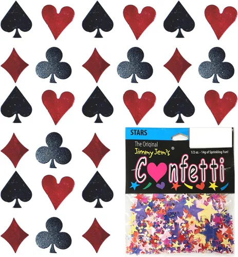 Miniatura 3 de Mezcla de confeti - Black Jack Casino - Paquete al por menor #8428 QS0