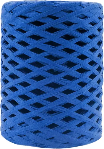 Miniatura 61 de Mandala Crafts Aqua Raffia - Hilo de rafia para envolver regalos, cinta de rafia de papel natural de 200 yardas para ganchillo, manualidades