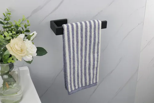 Miniatura 5 de TocTen Portatoallas de Mano/Anillo para Toallas – Colgador de Toallas de Mano para Baño de Acero Inoxidable SUS304 Reforzado, Toallero de Pared