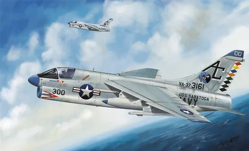 Miniatura 2 de Hobby Boss A-7A Corsair II Kit de construcción de modelo de avión