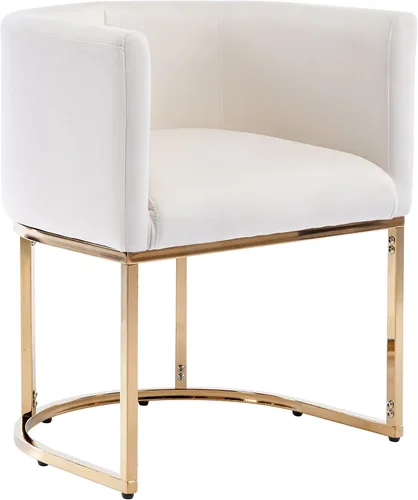 Miniatura 7 de RIVOVA Silla de Comedor Tapizada, Sillón Lateral Moderno Tipo Barril Tapizado, Sillas de Comedor Tapizadas, Cómodo Sillón, Silla Lateral de Cocina