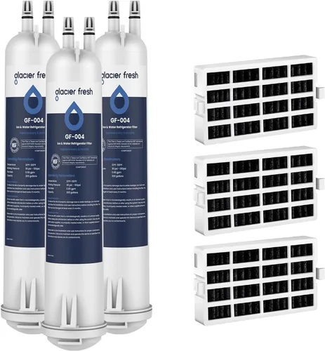 Miniatura 12 de GLACIER FRESH EDR3RXD1 Filtro de agua para refrigerador, compatible con 4396841, KAD3RXD1, WHR3RXD1, 4396841, 4396710, Filter 3, 46-9083,46-9030