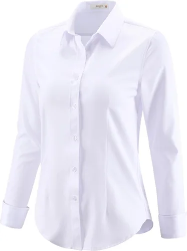 Miniatura 11 de Camisas con botones para mujer, camisas de vestir de manga larga, elásticas, sin arrugas, para el trabajo, blusas casuales de oficina