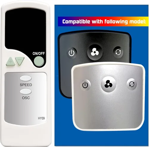Mando a Distancia de Repuesto para Ventilador de Torre Honeywell HYF260W HYF260B HYF290B Series HYF260WCV1 HYF260BV2 HYF260WC HYF290W HYF260BE