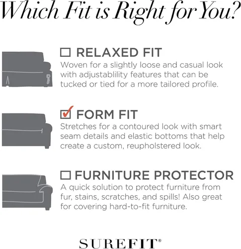 Miniatura 5 de Sure Fit - Funda elástica para sofá