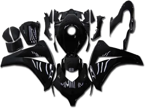 Carenado negro brillante apto para Honda 2008 2009 2010 2011 CBR1000RR CBR 1000RR nueva inyección ABS plásticos carrocería kit cuerpo trabajo 08 09
