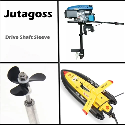 Miniatura 5 de Jutagoss Hélice del eje de transmisión para RC Boat L Eje de 5.118 in,Manga L80mm,Hélice D36mm para eje de motor de 0.118 in