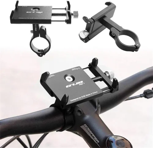 Miniatura 6 de GUB PRO1 Soporte universal para teléfono celular de aleación de aluminio para manillar de bicicleta de 3.5-6.2 pulgadas