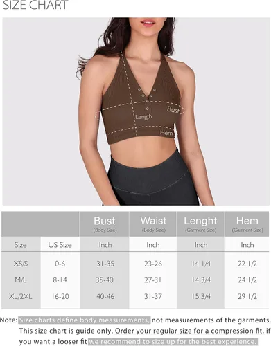 Miniatura 6 de ODODOS Paquete de 2 camisetas cortas sin costuras Henley para mujer, con espalda abierta, acanalada, con botones