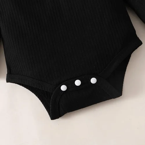 Miniatura 5 de Conjunto de ropa para bebé recién nacida para bebé malla de margarita retazos manga abombada pantalones acampanados diadema