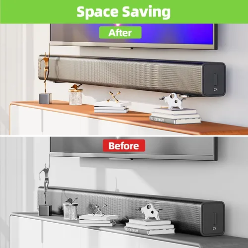 Miniatura 5 de USX MOUNT Soporte para barra de sonido para Samsung, Sony, LG, Vizio, Bose, Onn y más - Soporte universal para barra de sonido debajo de la TV