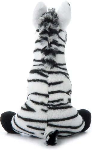 Miniatura 3 de The Petting Zoo Peluche de cebra, regalos para niños, animales salvajes del zoológico Onez, juguete de peluche de cebra de 12 pulgadas