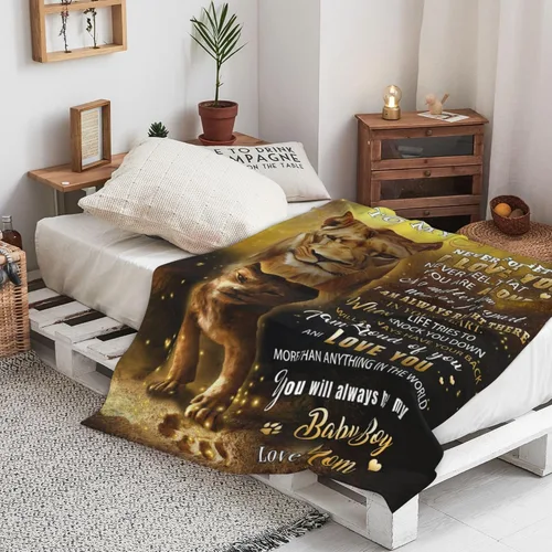 Miniatura 8 de Regalos de Hijo de Mamá, Manta para Mi Hijo de Mamá, Regalo de Navidad y Cumpleaños para Hijos de Mamás - Mantas Tipo Throw de Franela 60" x 80" Al