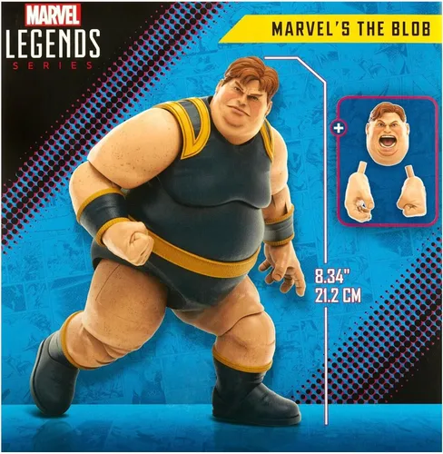 Miniatura 9 de Marvel Legends X-Men - Figura de acción de 60 aniversario de 6 pulgadas The Blob