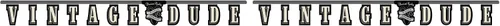Miniatura 2 de Creative Converting Banner de letras articuladas Vintage Dude