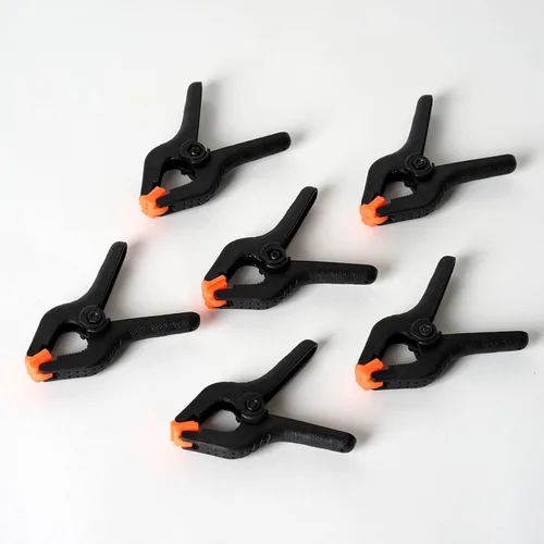 Miniatura 8 de Efavormart - 6 clips de abrazadera de muselina para telón de fondo fotográfico de nailon resistente de 3.75 x 1.75 pulgadas para fijar telón