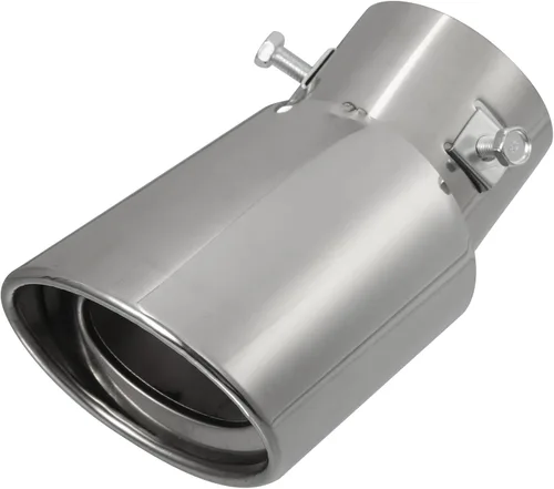 Tubo de escape de entrada ajustable para automóvil, tubo de escape de 1.5 a 2.25 pulgadas para tubos de 2.24 x 1.26 pulgadas, salida de 5.24