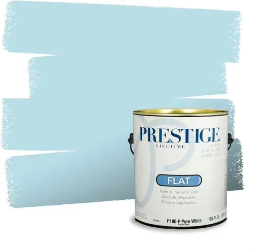 Miniatura 545 de Pintura Exterior + imprimación PRESTIGE, todo-en-uno, 1 galón, acabado mate, color comparable al Valspar* Royal Gray* VS151-Gris real