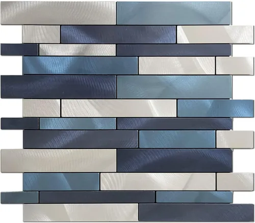 Miniatura 9 de 10 hojas de azulejos despegar y pegar para salpicadero de cocina, azulejos de mosaico autoadhesivos, para pegar en tocadores de baño, decoración