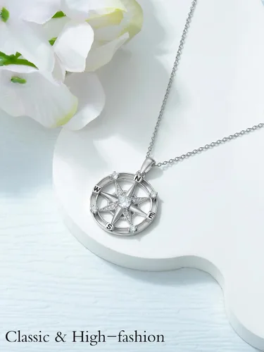 Miniatura 4 de POTOPYY 925 Sterling Silver Necklace Pendant for Women Fashion Jewelry Valentines Day Mothers Day Gifts for Women Mom Sister