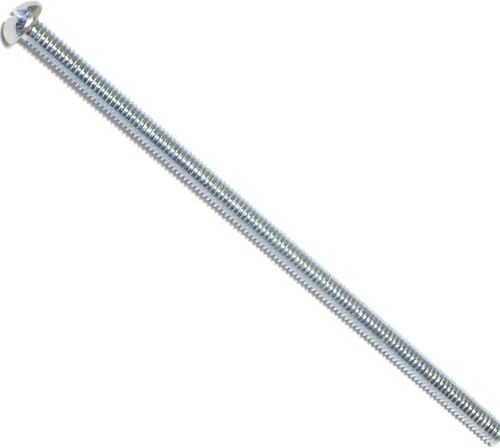 Miniatura 9 de Hard-to-Find Fastener 014973315559 Tornillos de máquina redondos ranurados, 8-32 x 3-1/2, pieza-15, zinc