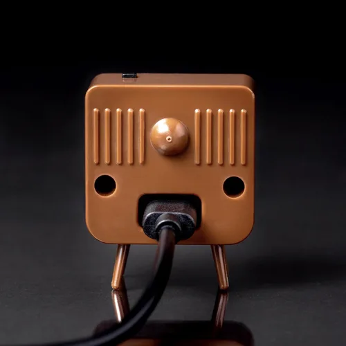 Miniatura 6 de TinyCircuits TinyTV 2 - Mini TV retro portátil de 1.14" con pantalla IPS, videos precargados y descargables, recargable por USB-C, controles