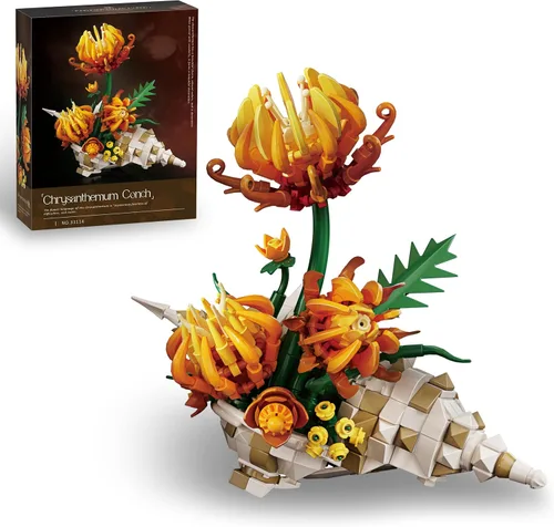 Miniatura 7 de Vziimo Juego de construcción de casa de árbol de cerezo en flor 3 en 1, ideas de casa de árbol de flores para adultos, juguetes coleccionables