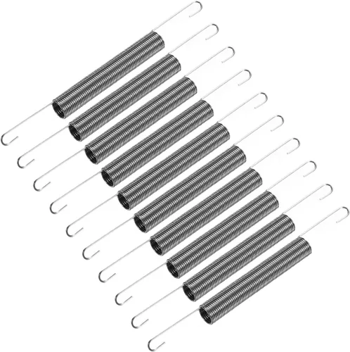 Miniatura 5 de uxcell Resorte de extensión - 0.035 in de diámetro de alambre, 0.394 in de diámetro exterior, 4.724 in de longitud, resorte de tensión de gancho