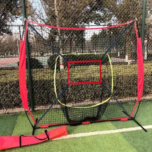 Miniatura 8 de Objetivo Strike Zone para red de béisbol y softbol, objetivo de práctica para lanzamiento, golpeo, bateo y atrapada, ayudas de entrenamiento