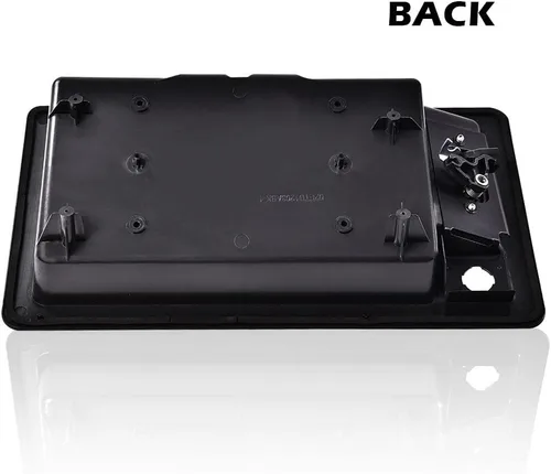 Miniatura 3 de CNNELL Manija de puerta de carga trasera y soporte de placa de matrícula compatible con Ford Van E150 E250 E350 1992-2007