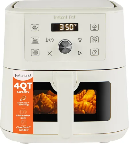 Miniatura 14 de Instant Pot 4Qt VORTEX 6 en 1 Mini Freidora de Aire, Opciones de Programa Personalizado, Freír al Aire, Asar, Tostar, Deshidratar, Hornear