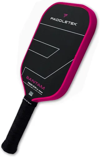 Miniatura 6 de Paddletek Bantam TKO-CX - Paletas de pickleball de 0.563 in con núcleo de panal de polímero - Fibra de carbono unidireccional - Peso torsional